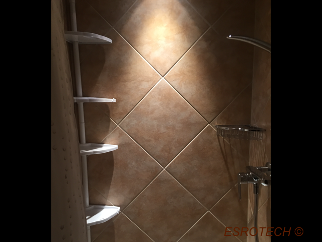 Dusche Steinzeug Diagonal
